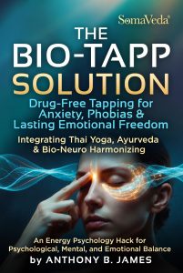 Color image of book cover. The Bio=tapp Solution by Dr. Anthony B. James